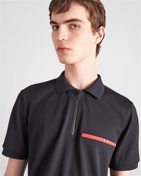 prada pique t shirt|Prada Polo Shirts for Men .